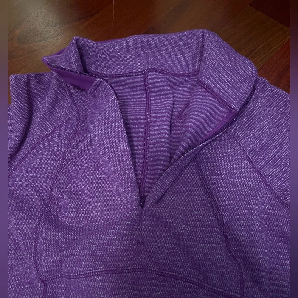Lululemon purple quarter zip - Picture 4 of 5